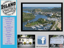 Tablet Screenshot of islandcampingandmarina.com